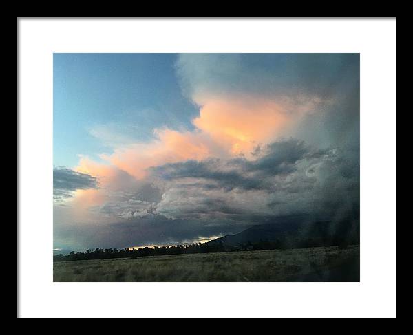 Beautiful Summer Storms Crestone - Framed Print