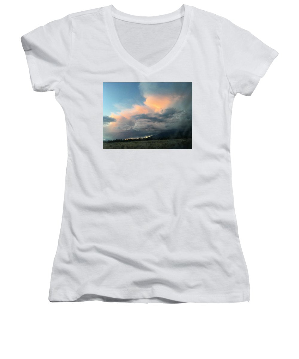 Beautiful Summer Storms Crestone - Women's V-Neck