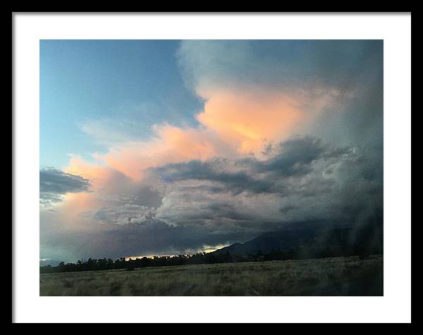 Beautiful Summer Storms Crestone - Framed Print