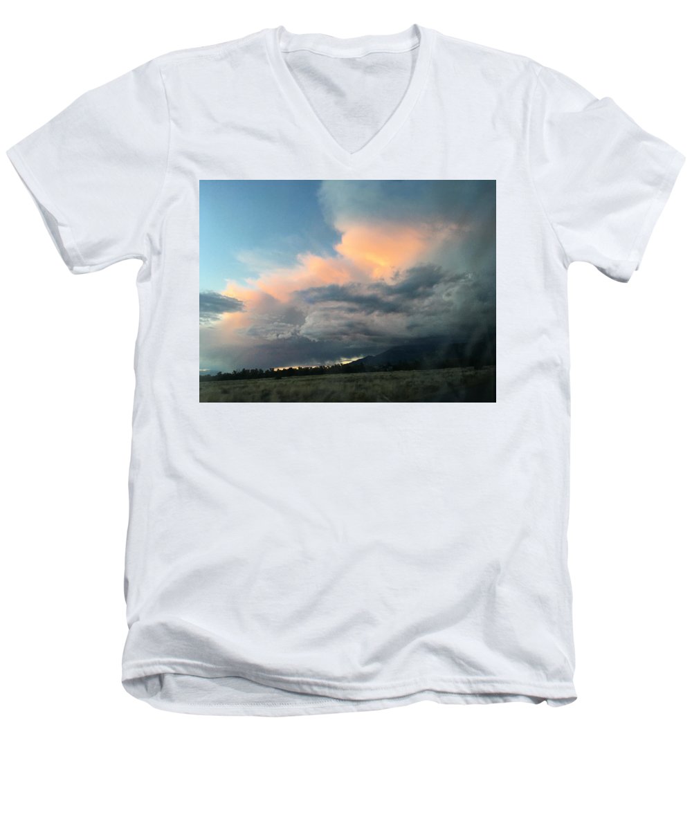 Beautiful Summer Storms Crestone - Men's V-Neck T-Shirt