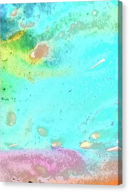 Tropical Water Movement - Canvas Print