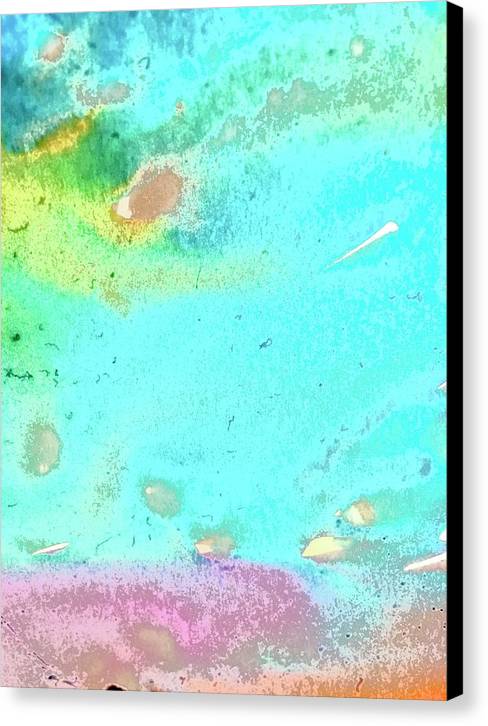 Tropical Water Movement - Canvas Print