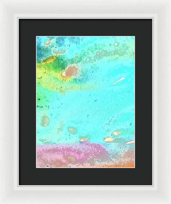 Tropical Water Movement - Framed Print