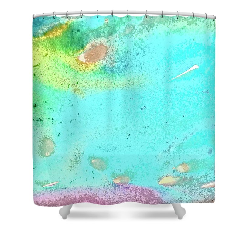 Tropical Water Movement - Shower Curtain