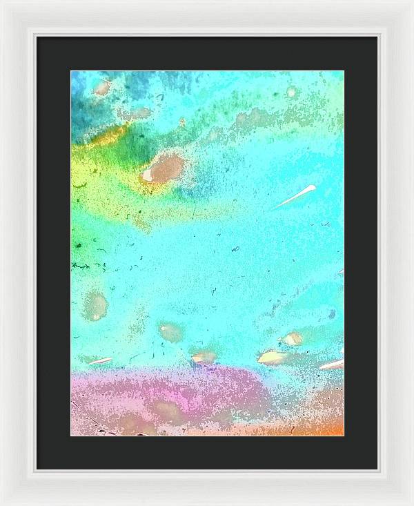 Tropical Water Movement - Framed Print