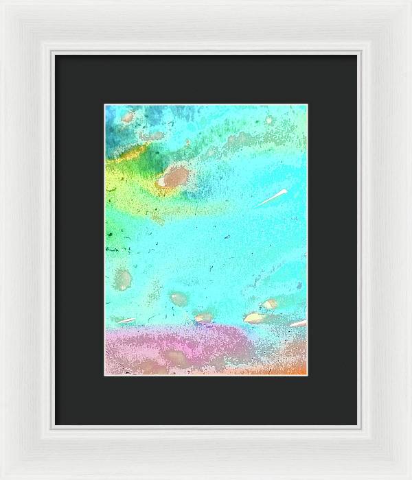 Tropical Water Movement - Framed Print