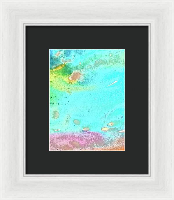 Tropical Water Movement - Framed Print