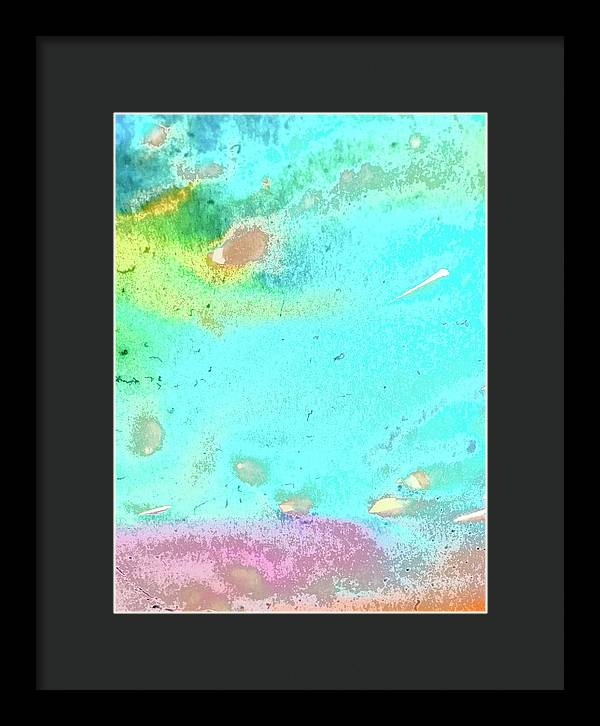 Tropical Water Movement - Framed Print