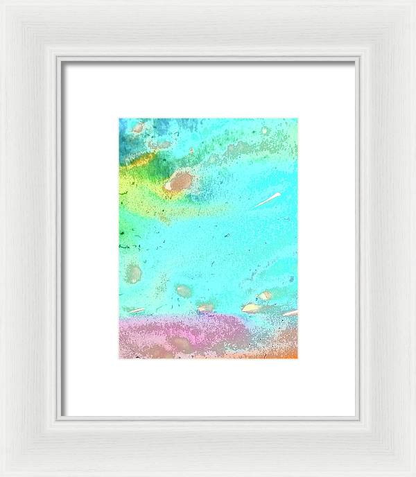 Tropical Water Movement - Framed Print