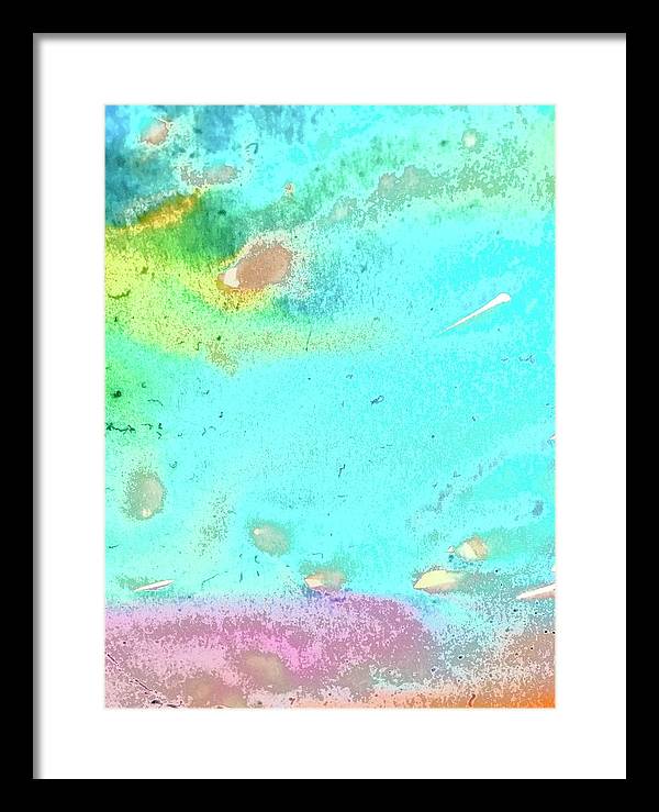 Tropical Water Movement - Framed Print