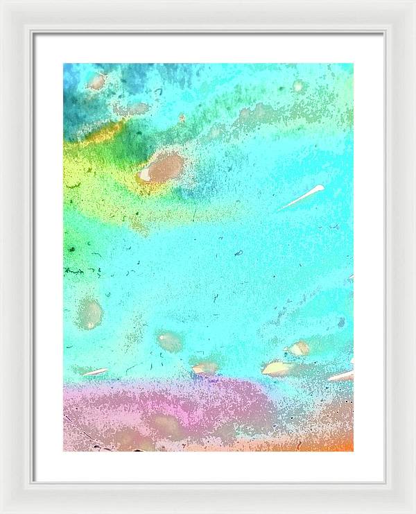 Tropical Water Movement - Framed Print