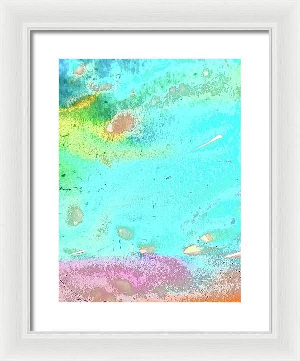 Tropical Water Movement - Framed Print