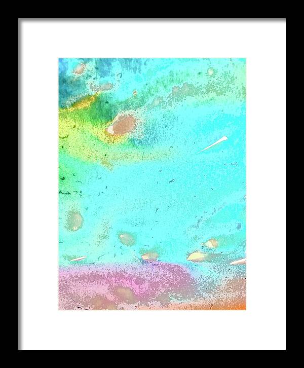 Tropical Water Movement - Framed Print