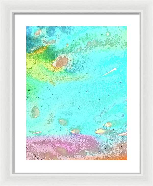 Tropical Water Movement - Framed Print