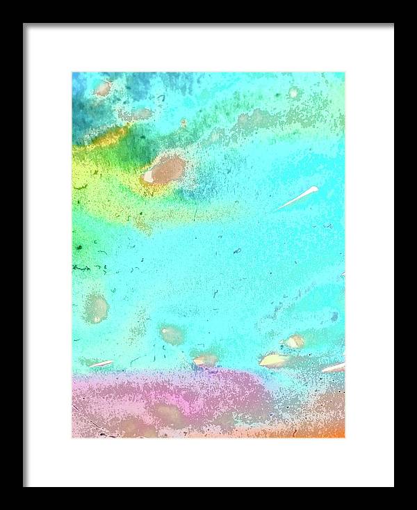 Tropical Water Movement - Framed Print