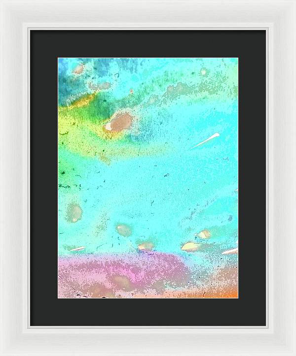 Tropical Water Movement - Framed Print