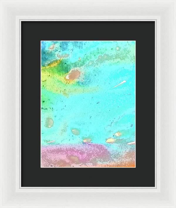 Tropical Water Movement - Framed Print