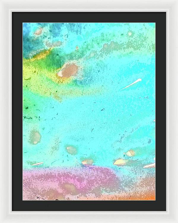 Tropical Water Movement - Framed Print