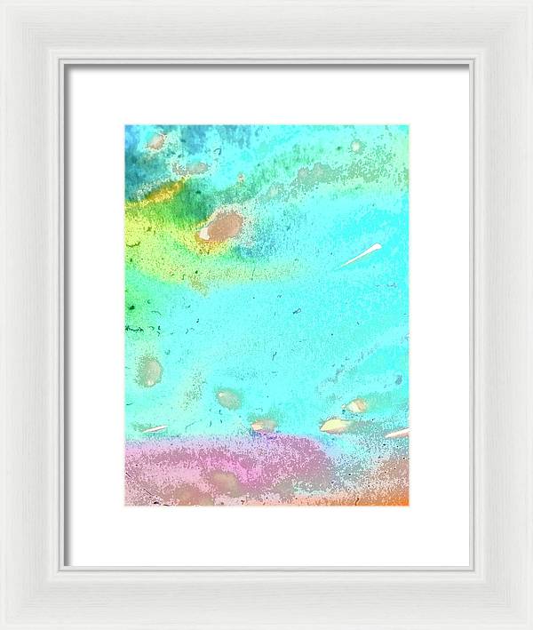 Tropical Water Movement - Framed Print