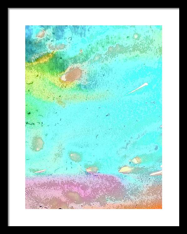 Tropical Water Movement - Framed Print