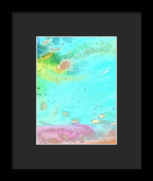 Tropical Water Movement - Framed Print