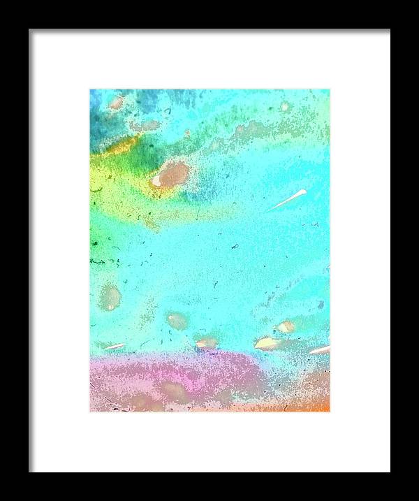 Tropical Water Movement - Framed Print