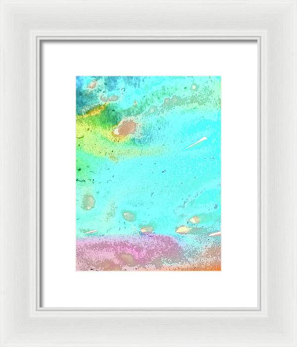 Tropical Water Movement - Framed Print