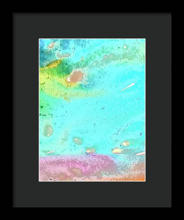 Tropical Water Movement - Framed Print