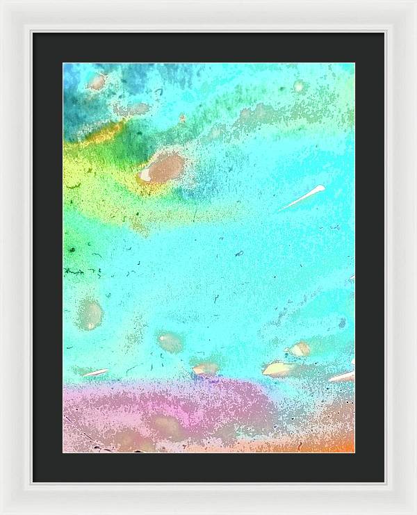 Tropical Water Movement - Framed Print