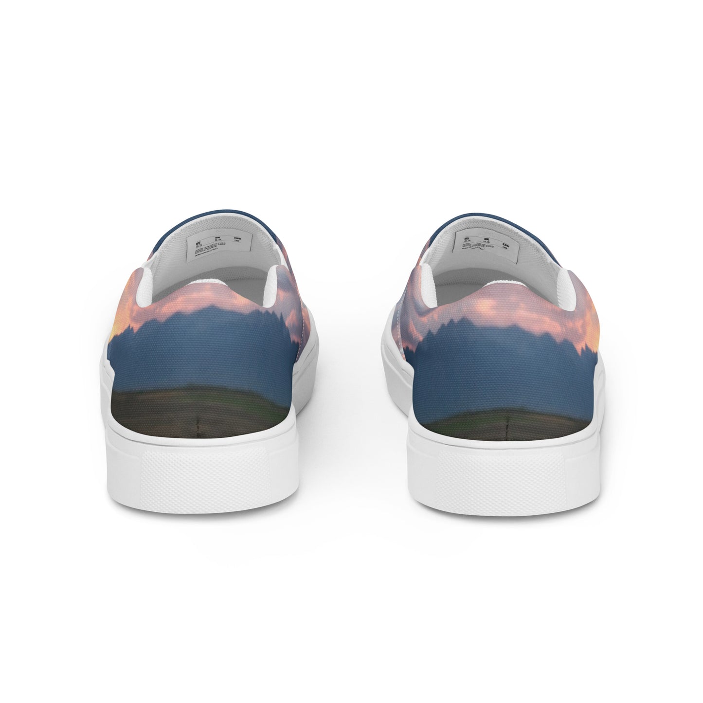 FEMME SLIP-ON CANVAS SHOES : CLOUDS BEFORE DUSK